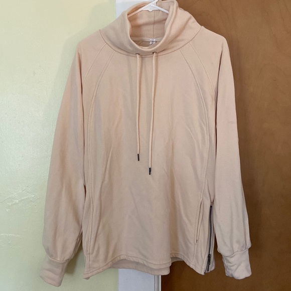 Brand New WOT Kimberly Cowl Neck Cream Sweatshirt - Picture 1 of 6